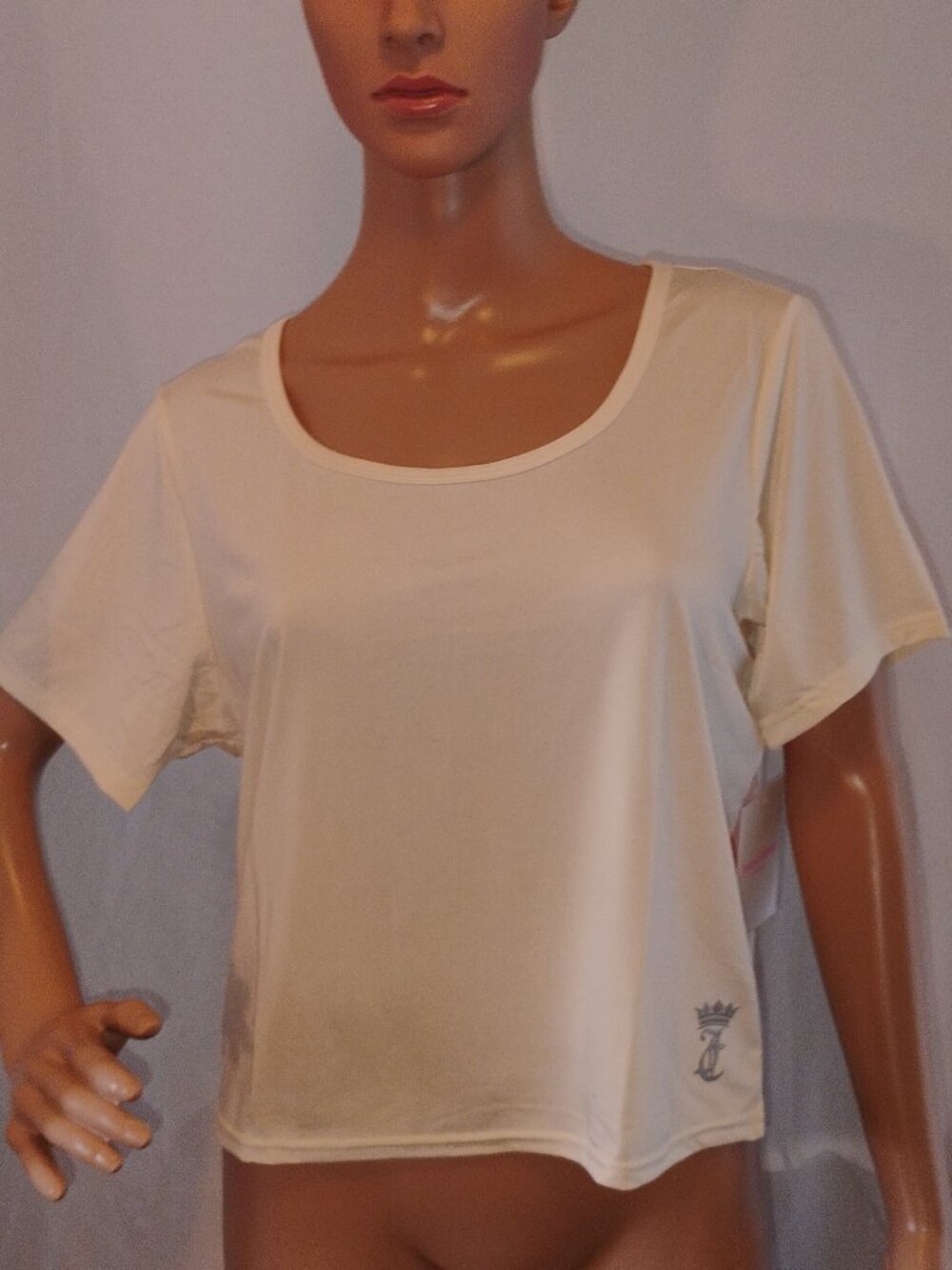 Juicy Couture Sport | Baby Breath Short Sleeve Workout Top | XL | NWT